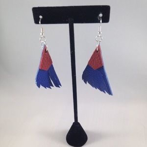 Handmade Leather Earrings